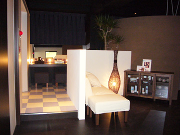 改装施工事例　エステサロン内装