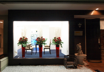 改装施工事例　エステサロン　外観照明